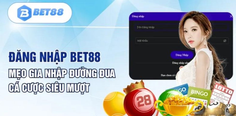 Quy trình 3 bước đăng nhập tài khoản Bet88